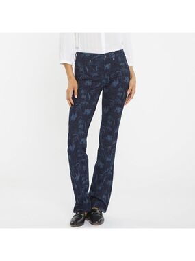 NEW NYDJ | Marilyn Straight Jeans in Bishop Floral